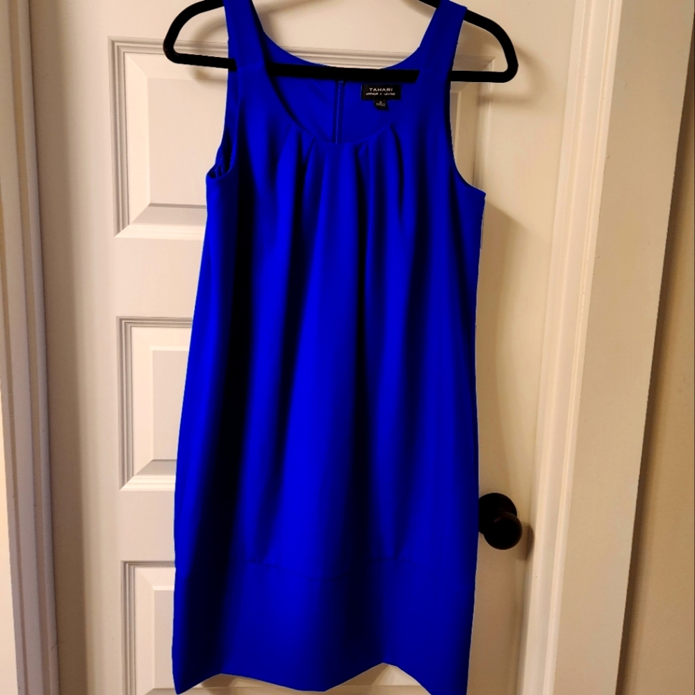 TAHARI Blue Dress
